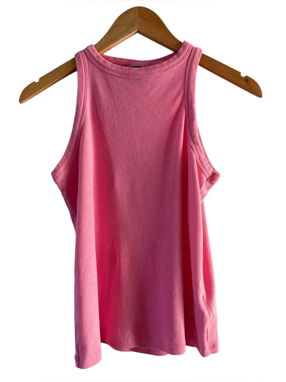 Rachel Zoe Pink Ribbed Tank Top